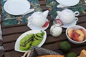 Breakfast in the garden