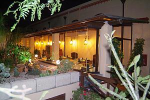Finca Salamanca Restaurant from the garden