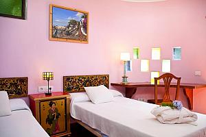 Twin-bedded room