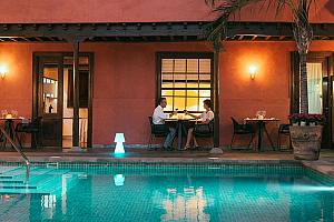 Dinner, swimming pool
