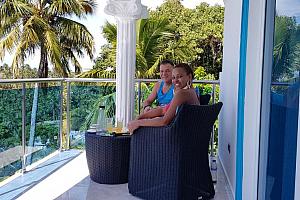 Private terrace with sea view