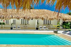 Room with outdoor furniture