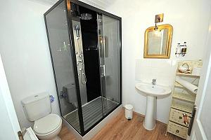 Bathroom with separate shower