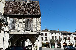 Medieval buildings in Eymet