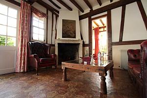 Historic small hotel, river Seine