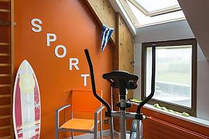 Fitness room, Brittany hotel