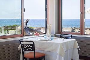 Restaurant with a sea view