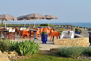 Dining terrace by the sea