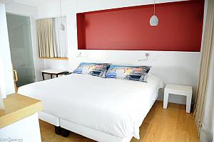 Junior suite large double bed