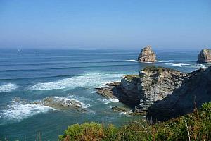 Atlantic beach, Basque coast