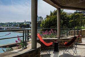 Terrace overlooking the sea