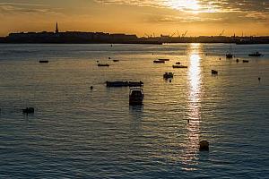 Sunrise over St Malo