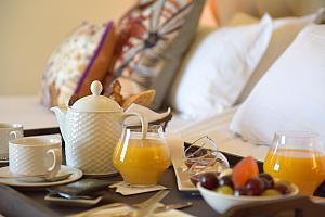 Breakfast on a tray