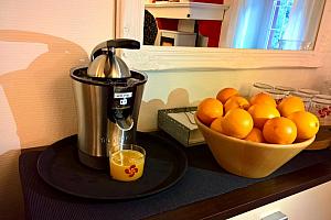 Freshly squeezed orange juice