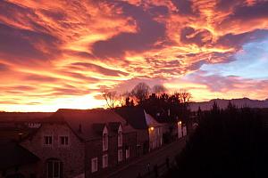 Spectacular sunset