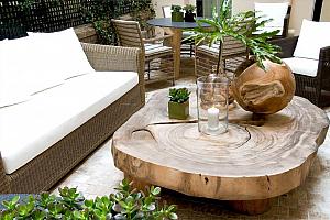 Courtyard sitting area