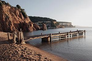 Luxury Corsica hotel, private jetty