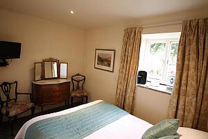 Room with television, telephone, tea and coffee making