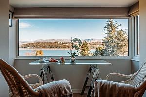 View from Rhianfa Lodge