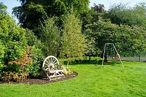 Small hotel, large garden