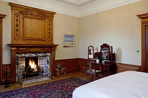 Huge bedroom, Scottish luxury hotel