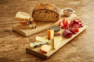 Cheeseboard with cold meats