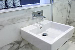 Marble bathroom