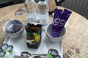 Tea and coffee in room