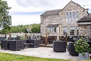 Outside dining area