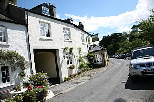 Hotel and pub on a quiet village street