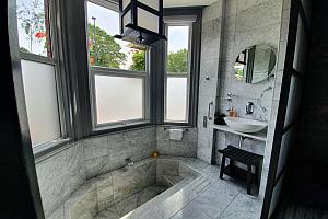 Marble sunken bath