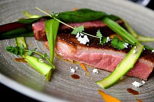 Fine dining hotel restaurant