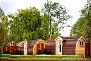 Living pods in the garden