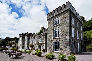 Terrace, small Irish hotel