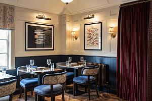 Beautifully decorated restaurant