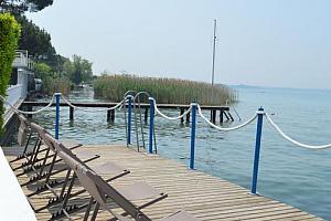 Lakeside sundeck