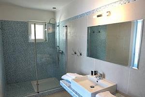 Bathroom with big shower