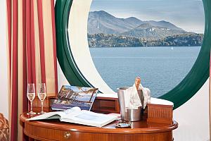 Bedroom with a view of Lake Maggiore