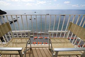 Balcony with sea view
