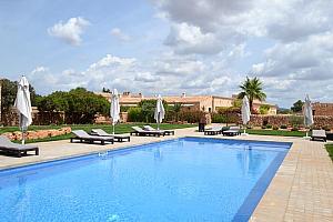 Swimming pool, small luxury hotel