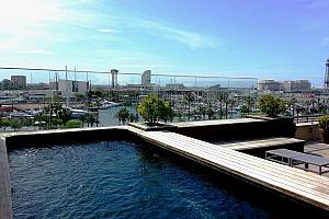Rooftop swimming pool