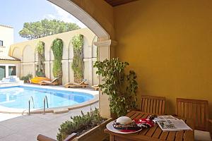 Private terrace, pool