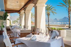 Open air restaurant