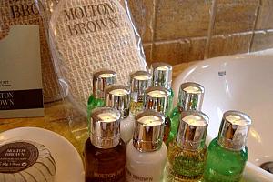 Luxury toiletries, Torreblanca hotel