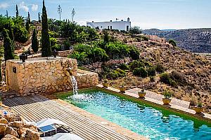 Swimming pool in the garden
