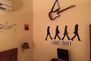 Abbey Road and electric guitar