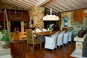 Dining room, small Spanish hotel