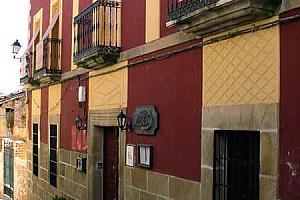 Hotel front, pedestrian street