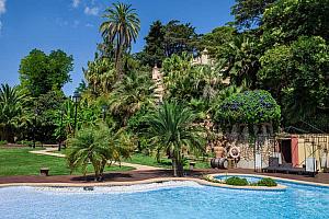 Swimming pool in the garden