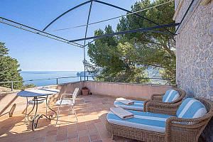Private terrace with sea view
